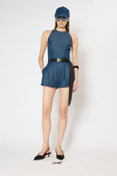 SPAGHETTI-STRAP CROP TOP